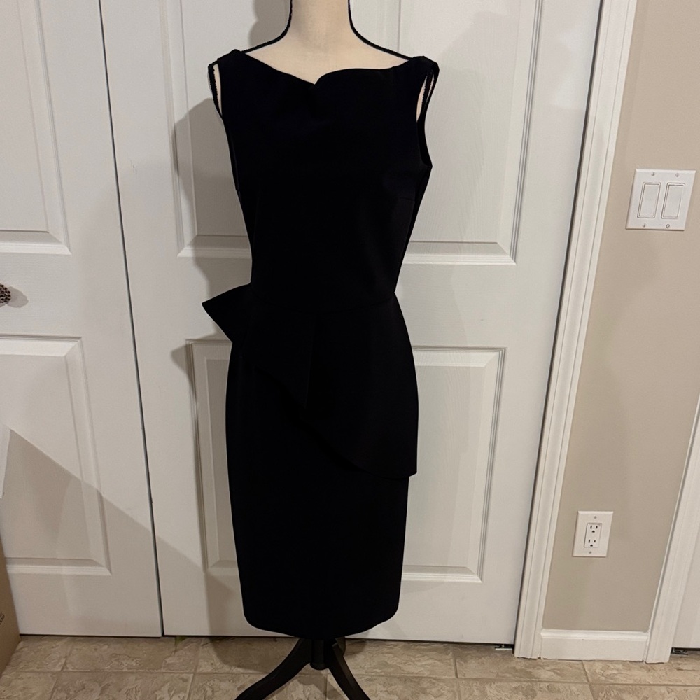 Chiara Boni Classic Black Midi Dress